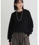 HONEYSUCKLE ROSE(ハニーサックルローズ)【レディース】【スウェット感覚のニット】「やわラク」スウェットライクセーター（洗濯機で洗える）
