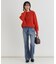 HONEYSUCKLE ROSE(ハニーサックルローズ)【レディース】【スウェット感覚のニット】「やわラク」スウェットライクセーター（洗濯機で洗える）