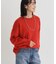 HONEYSUCKLE ROSE(ハニーサックルローズ)【レディース】【スウェット感覚のニット】「やわラク」スウェットライクセーター（洗濯機で洗える）