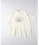ピグメント加工切替ロゴTシャツ