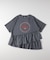 ピグメント加工切替ロゴTシャツ