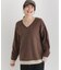 HONEYSUCKLE ROSE(ハニーサックルローズ)【レディース】フェイクレイヤードＶネックセーター