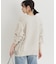 HONEYSUCKLE ROSE(ハニーサックルローズ)【レディース】ケーブルフリンジセーター