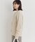 HONEYSUCKLE ROSE(ハニーサックルローズ)【レディース】シャギークルーカーディガン