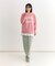 HONEYSUCKLE ROSE(ハニーサックルローズ)【レディース】アシッド加工ロゴスウェットプルオーバー