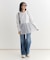 HONEYSUCKLE ROSE(ハニーサックルローズ)【レディース】ドッキングペプラムロングスリーブTシャツ