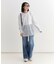 HONEYSUCKLE ROSE(ハニーサックルローズ)【レディース】ドッキングペプラムロングスリーブTシャツ