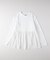 HONEYSUCKLE ROSE(ハニーサックルローズ)【レディース】ドッキングペプラムロングスリーブTシャツ