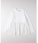 HONEYSUCKLE ROSE(ハニーサックルローズ)【レディース】ドッキングペプラムロングスリーブTシャツ