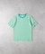 Healthknit(ヘルスニット)【レディース】ボーダーワッフルＴシャツ