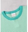 Healthknit(ヘルスニット)【レディース】ボーダーワッフルＴシャツ