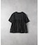 HONEYSUCKLE ROSE(ハニーサックルローズ)【レディース】「接触冷感」フロントフリルTシャツ/プレーティング天竺