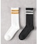 Healthknit(ヘルスニット)【レディース】【2色セット】リブラインソックス