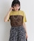 シアー刺繍スカーフ