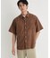 カラミ織り半袖シャツ