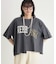 切替プリントTシャツ