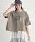 切替プリントTシャツ