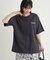 袖刺繍ビッグTシャツ