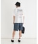 「CAMP7」バックロゴプリントTシャツ