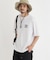 「CAMP7」手書き風バックプリントTシャツ