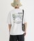 「CAMP7」手書き風バックプリントTシャツ