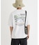 「CAMP7」手書き風バックプリントTシャツ