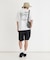 「CAMP7」手書き風バックプリントTシャツ