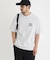 「CAMP7」手書き風バックプリントTシャツ