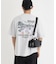 「CAMP7」手書き風バックプリントTシャツ
