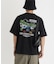 「CAMP7」手書き風バックプリントTシャツ