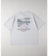 「CAMP7」手書き風バックプリントTシャツ