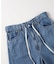 「SUNDAY JEANS」 バレルワイドデニムパンツ（吸湿／速乾）