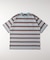 マルチボーダークルーネックTシャツ