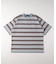 マルチボーダークルーネックTシャツ