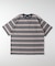 マルチボーダークルーネックTシャツ