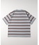 マルチボーダークルーネックTシャツ