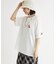 《体型カバー》ネコバッグプリントTシャツ