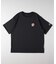 《体型カバー》ネコバッグプリントTシャツ