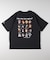 《体型カバー》ネコバッグプリントTシャツ