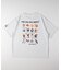 《体型カバー》ネコバッグプリントTシャツ