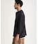 ワッフル7分袖ヘンリーネックTシャツ