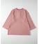 ワッフル7分袖ヘンリーネックTシャツ