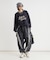 ラインデニムバレルパンツ