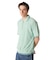 TETHER JACQUARD S/S TERRY TOP