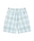 TIE DYE PLAID SHORT