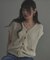 シルバー バロックパール チェーンリンク ショートピアス GP