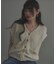 シルバー バロックパール チェーンリンク ショートピアス GP
