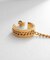 シルバー ハンギング カーブチェーンピアス GP