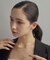 シルバー ペアシェイプ スタッドピアス GP