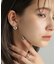 シルバー ハギーピアス ボールL